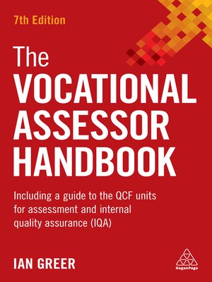 cover image of The Vocational Assessor Handbook